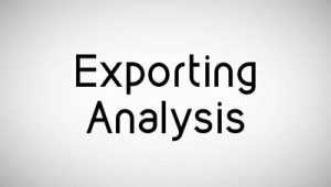 Exporting Analysis
